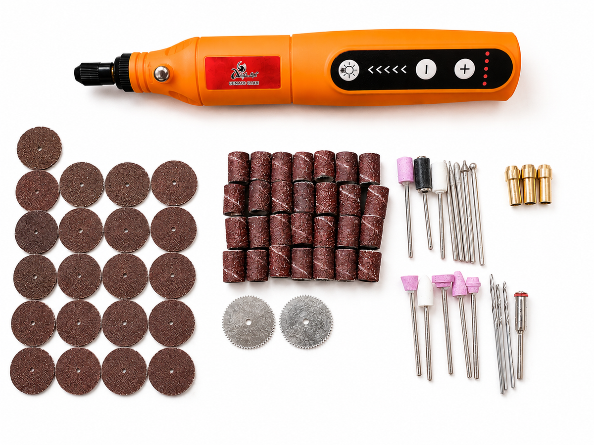 Portable Mini grinding kit cordless rotating filing, buffing and drilling machine