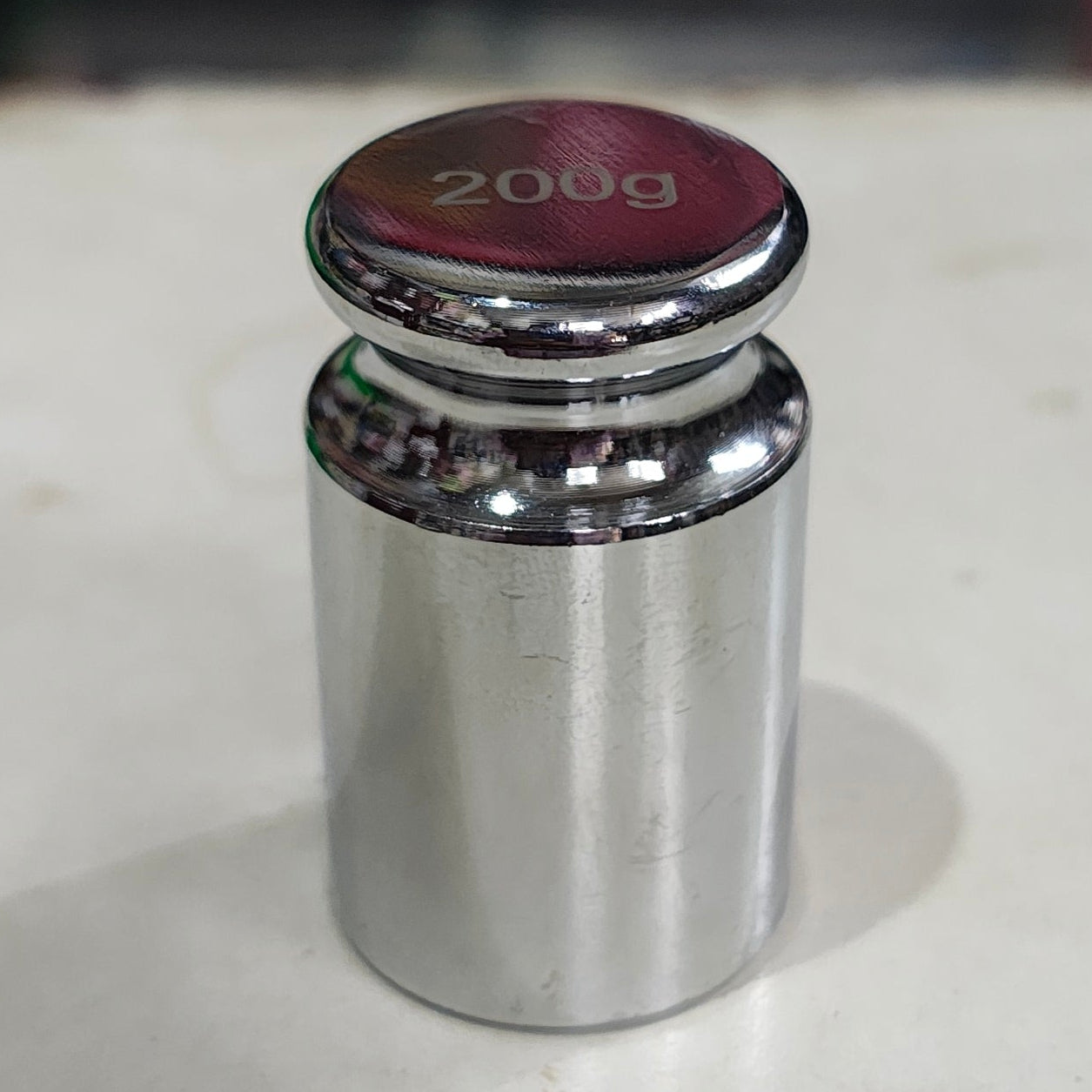 Steel Weight 200gm For calibration Electronic Weigh Scale chrome plated
