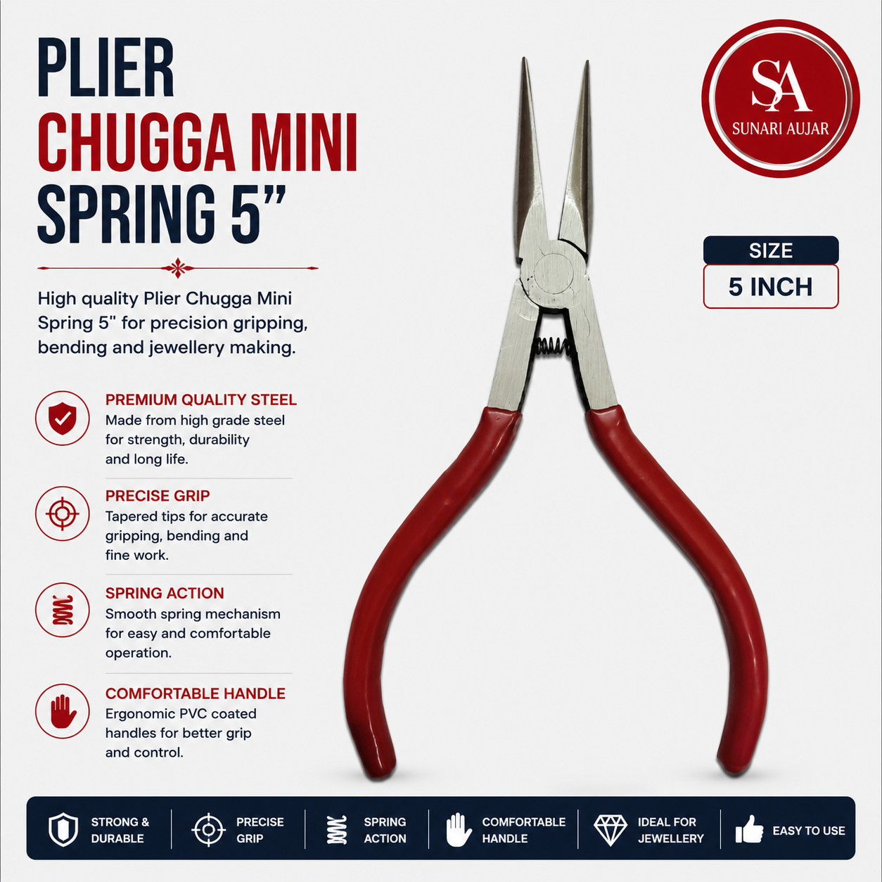 Plier Chugga Mini Spring 5"