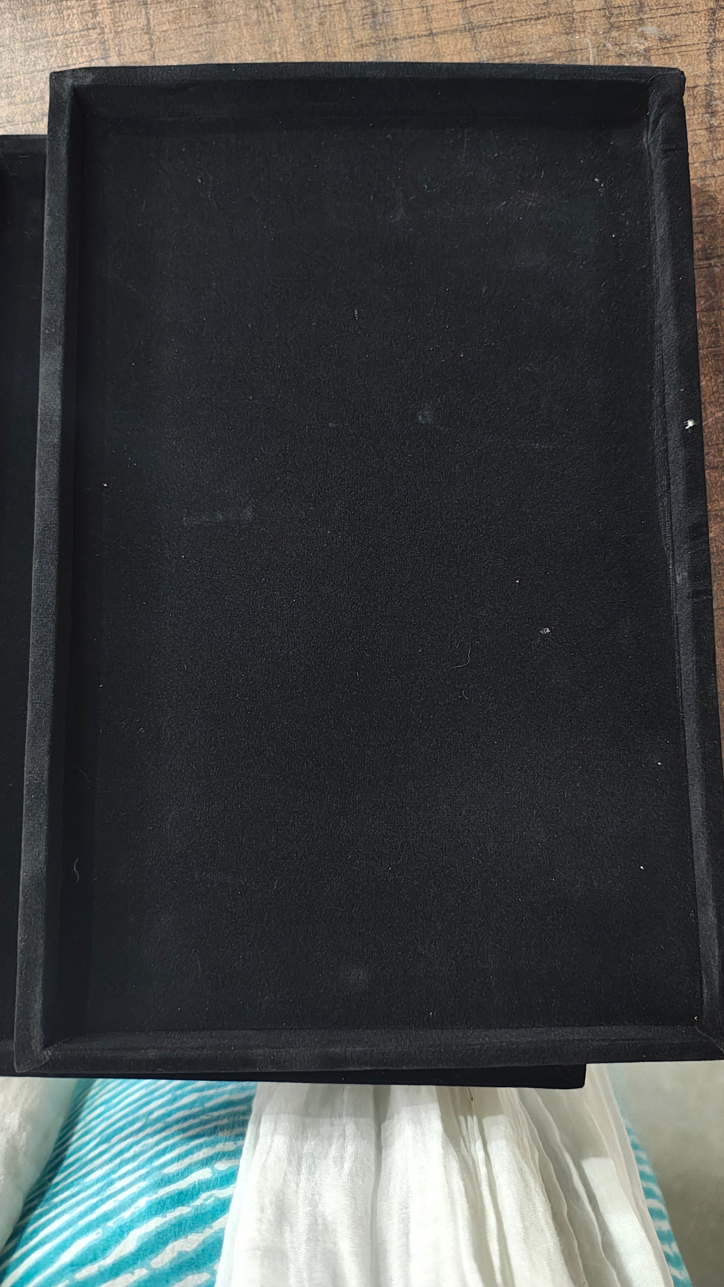 Velvet Black jewellery Display Tray 12x8 Inch size for displaying gols and silver jewellery Pack of 2pc