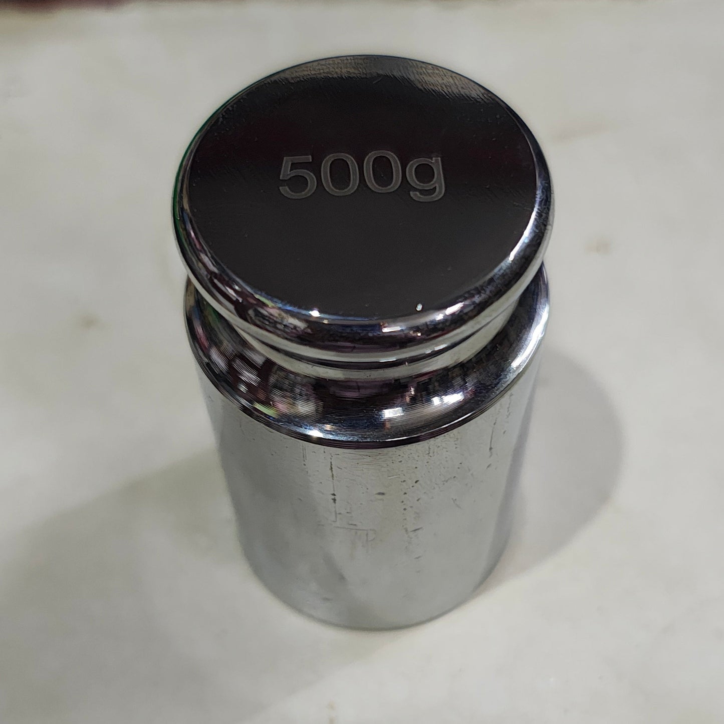 Steel Weight 500gm For calibration Electronic Weigh Scale chrome plated