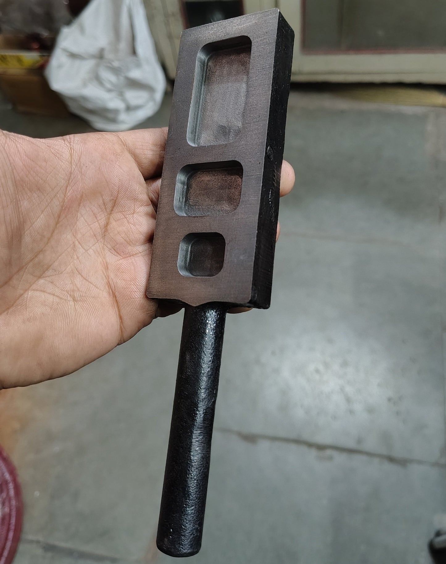 Biscuit Reja 3 in 1, 100gm,50gm,25gm Ingot Mould for gold and silver biscuit making super finish