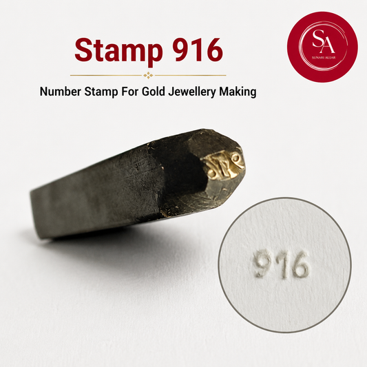Stamp 916 Number Stamp For Gold Jewellery Making