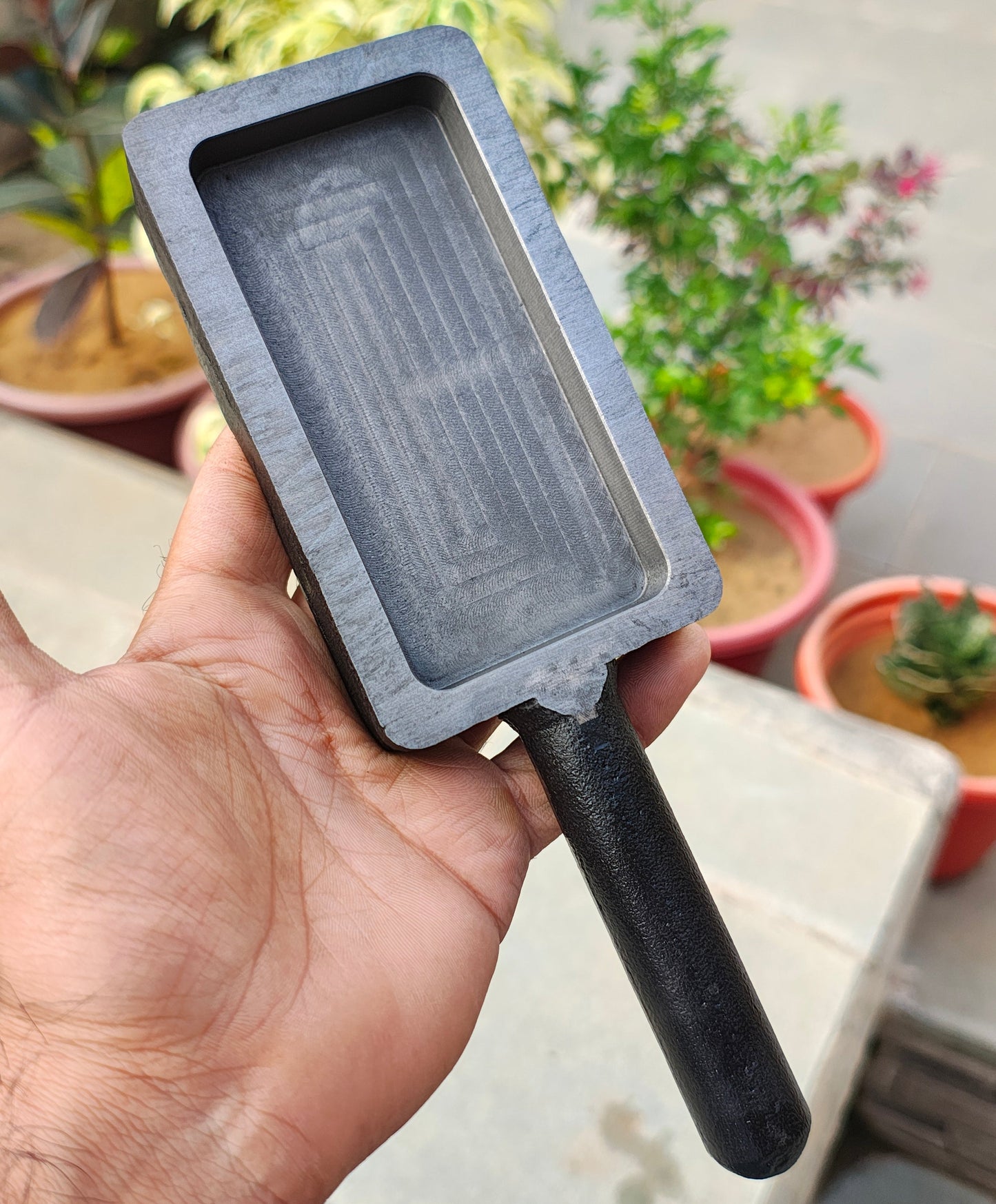 Biscuit Reja Ingot mould 500gm silver and 1kg Gold melting super machine finish