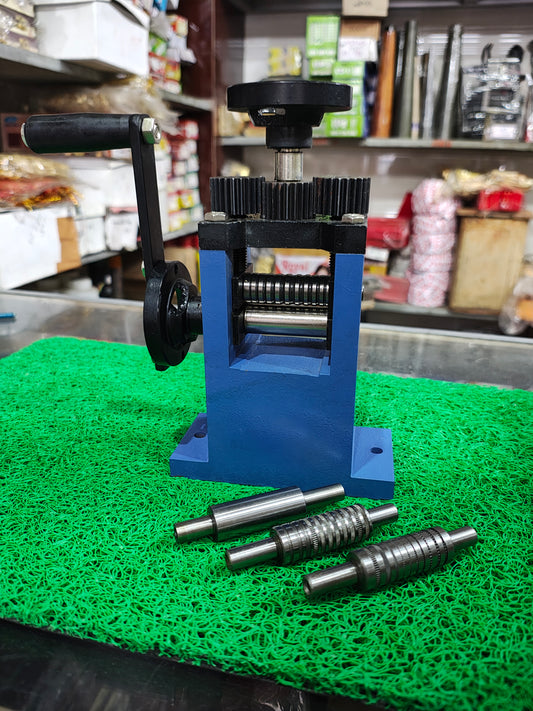 Rolling Machine 2 inch for wire, sheet, Kitkita design three different roller attachments