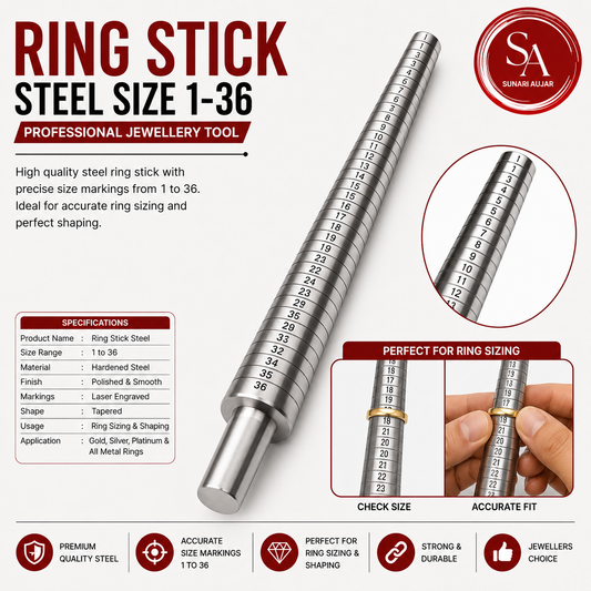 Ring Stick Steel Size 1-36