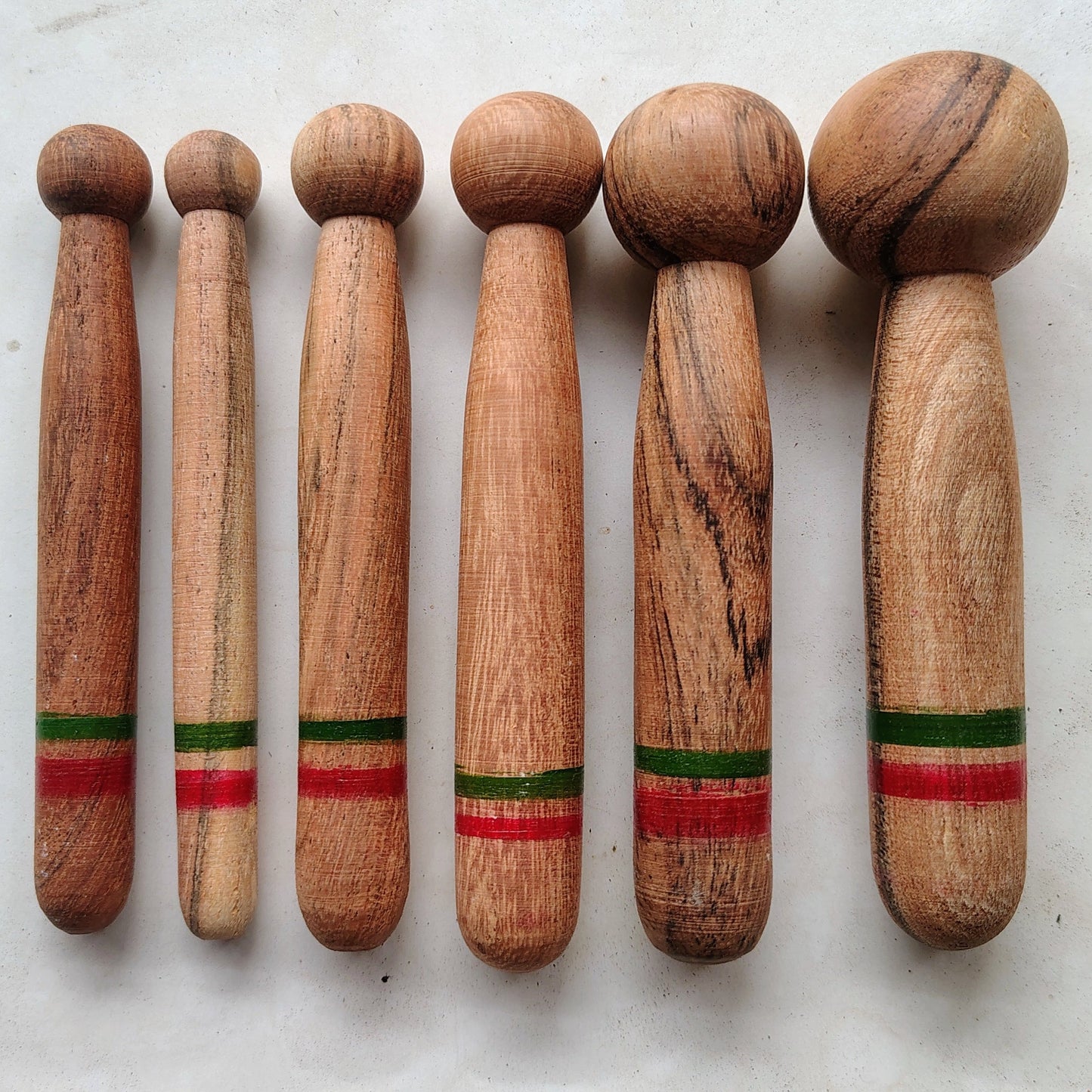 Wooden Doming punch set Gudiala set 6pc For gold and silver jewellery making