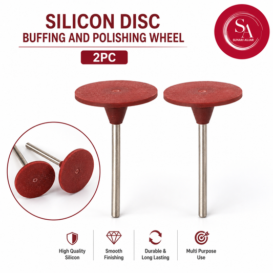 Silicon disc buffing and polishing wheel 2pc